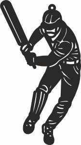 Cricket player vector files