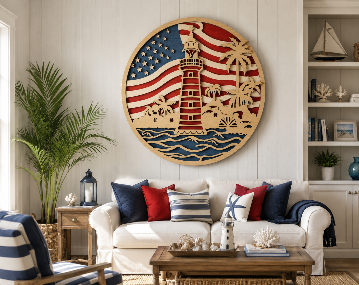 Cricut DIY Patriotic Wall Decor
