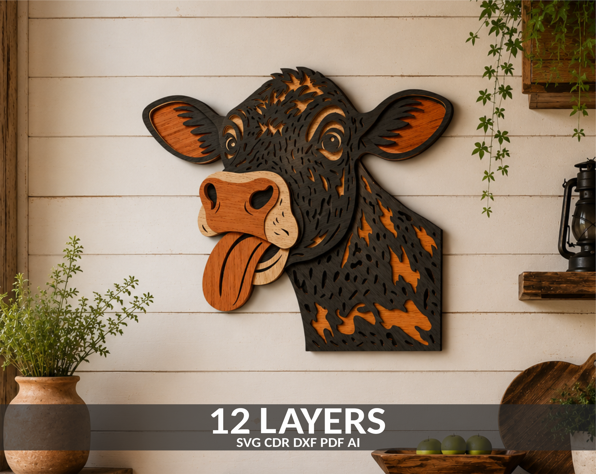 Cricut Farm Cow Project
