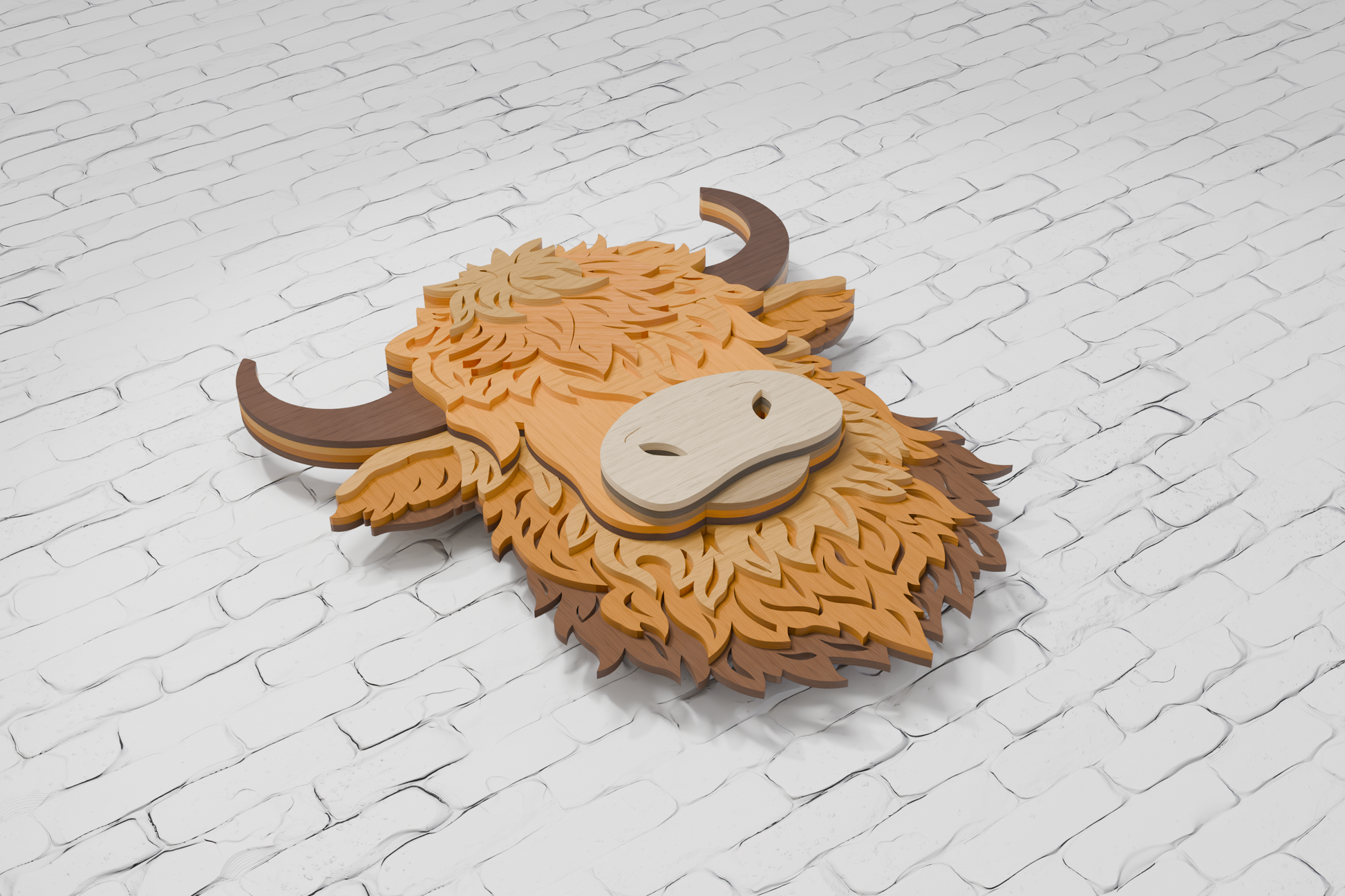 Cricut Highland cow SVG file

