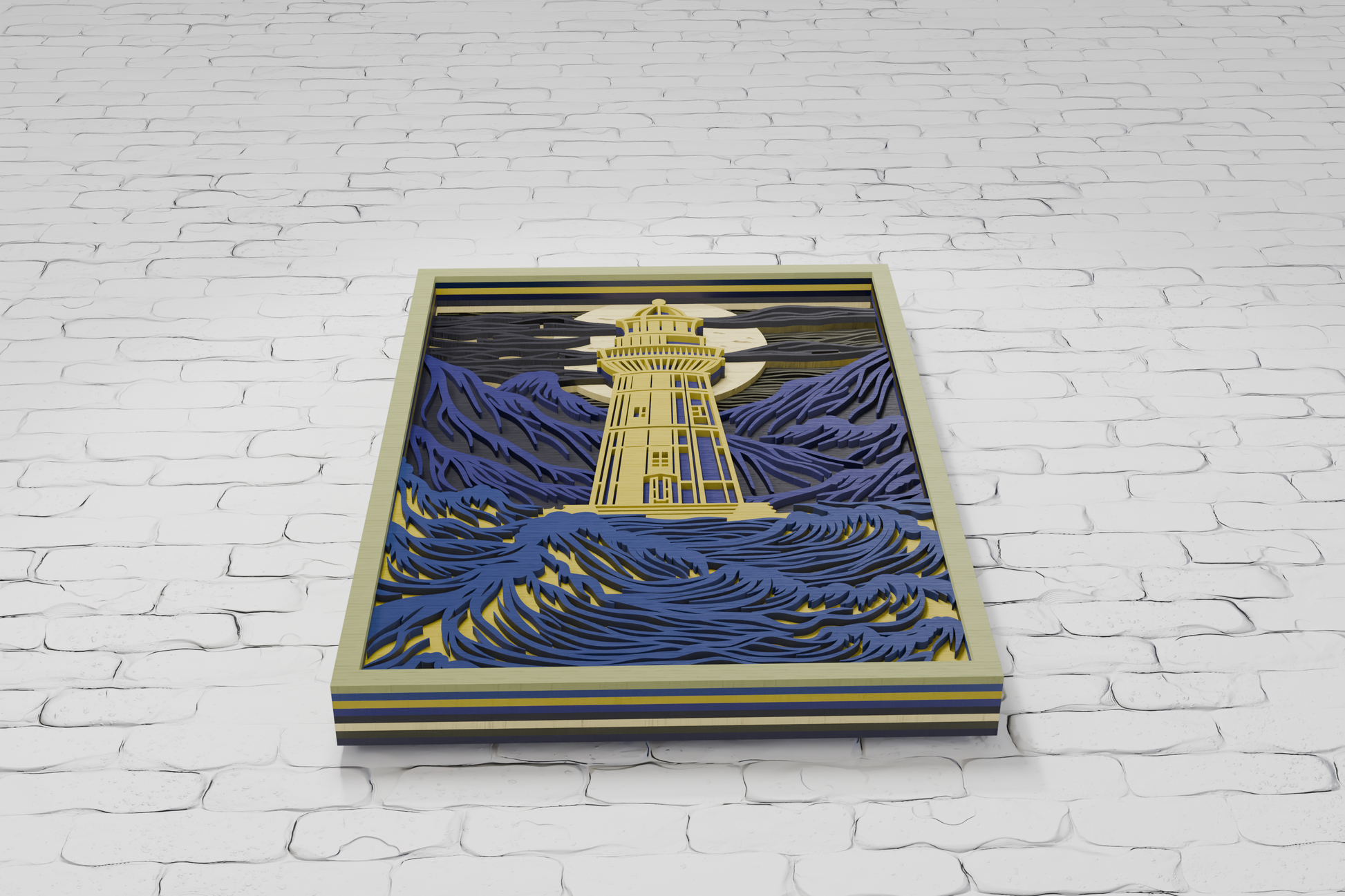 Cricut Lighthouse Papercraft Design