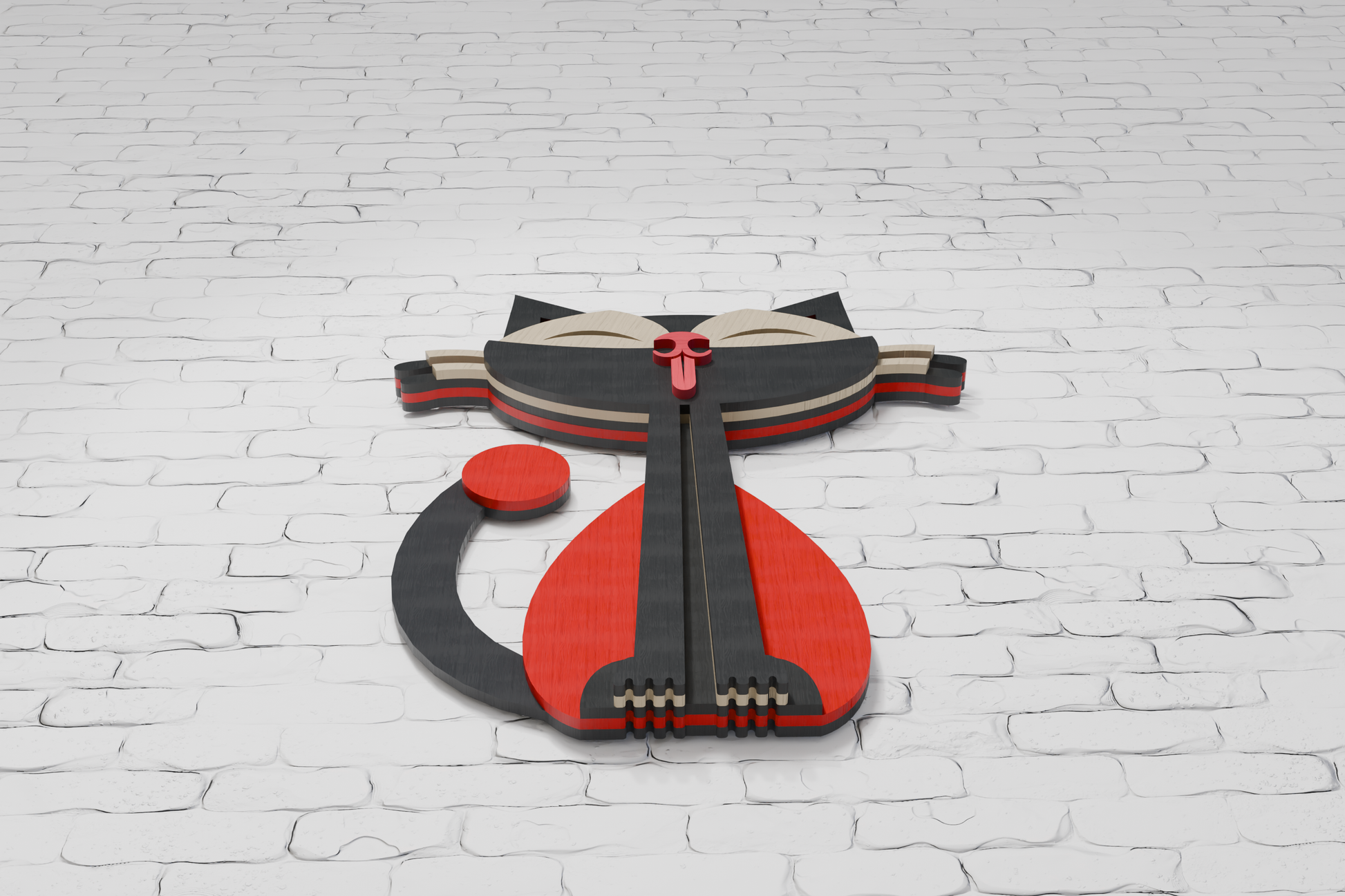 Cricut shadow box cat SVG