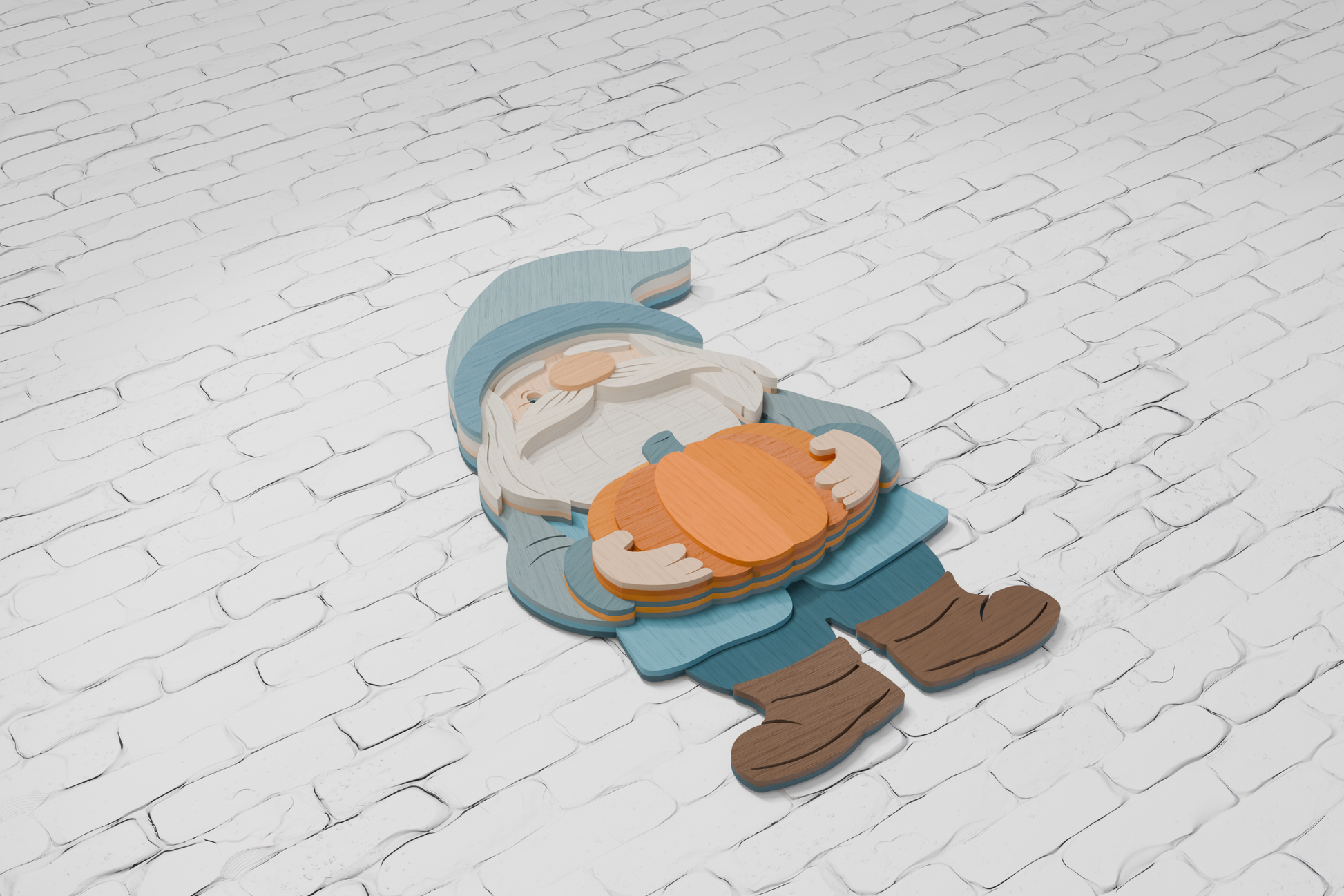 DIY Multilayer Halloween Gnome SVG instant download