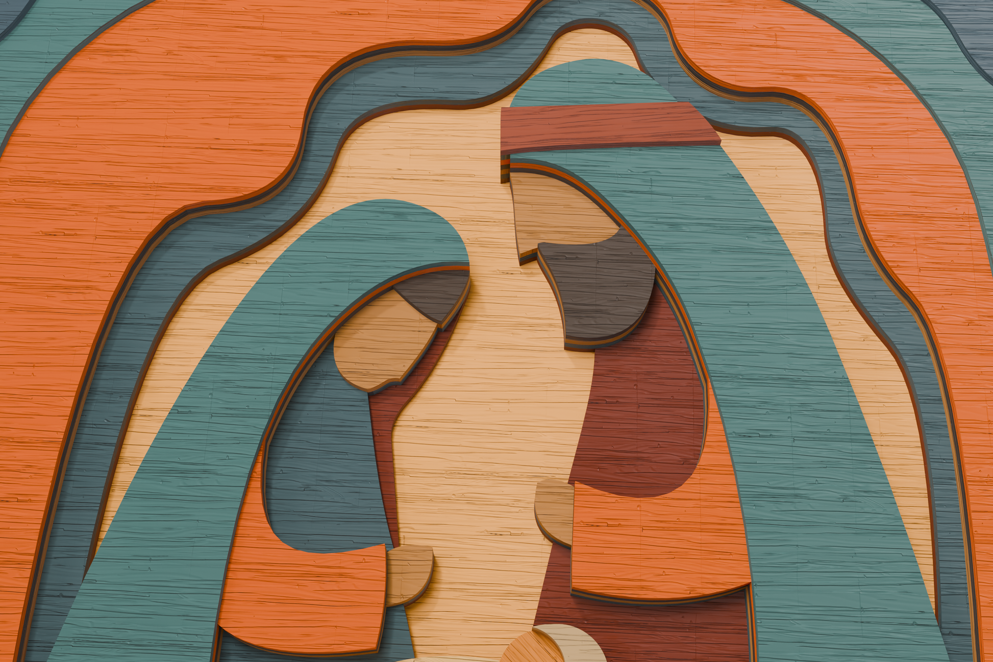DIY Nativity shadow box SVG for Silhouette

