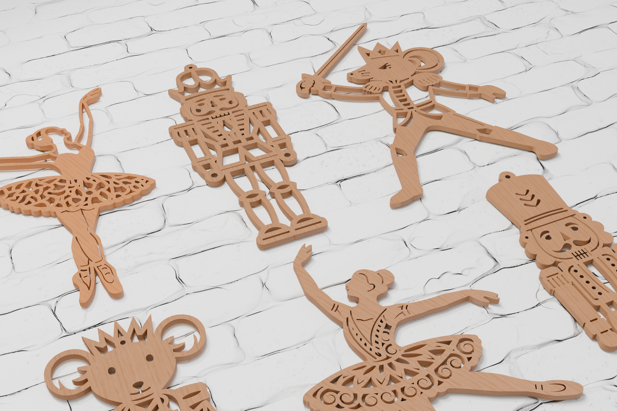 DIY Nutcracker shadow box SVG for Silhouette

