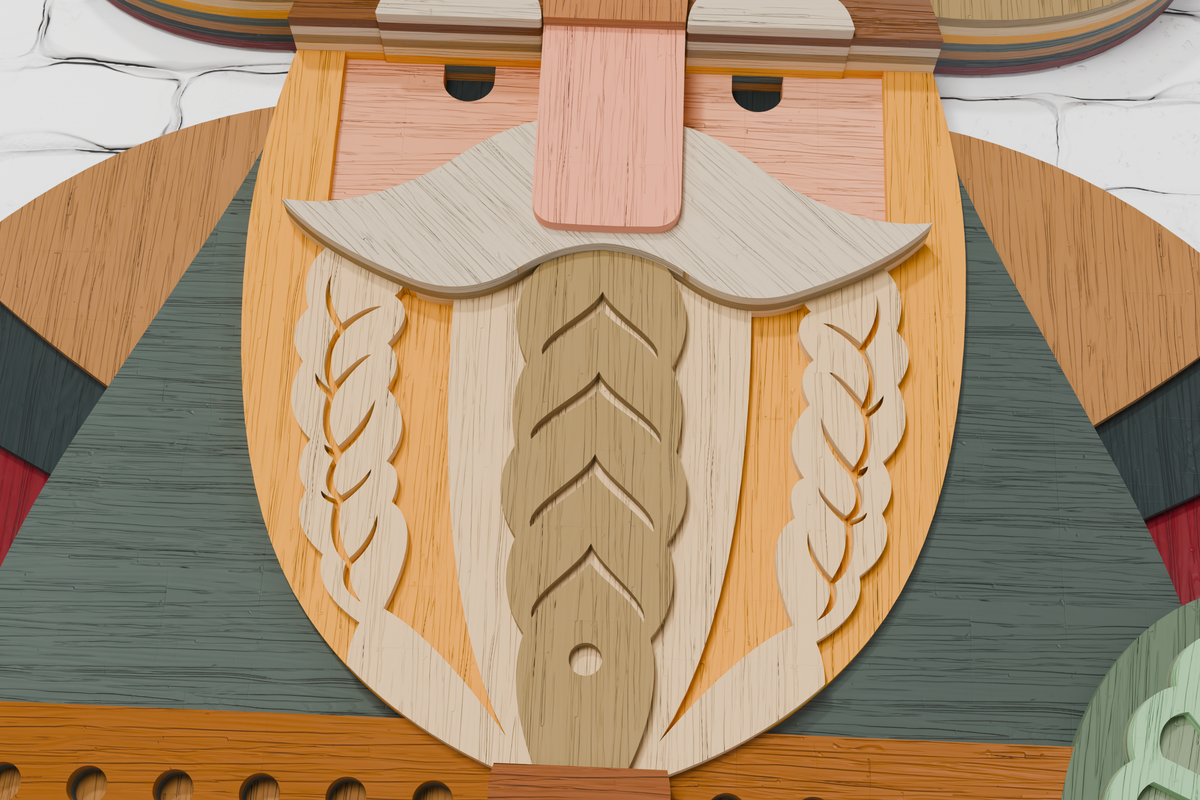 DIY Viking shadow box SVG for Silhouette

