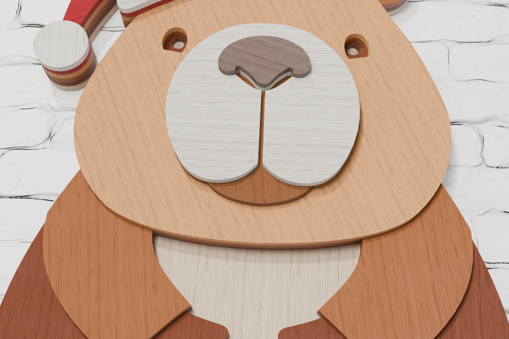 DIY capybara shadow box SVG for Silhouette

