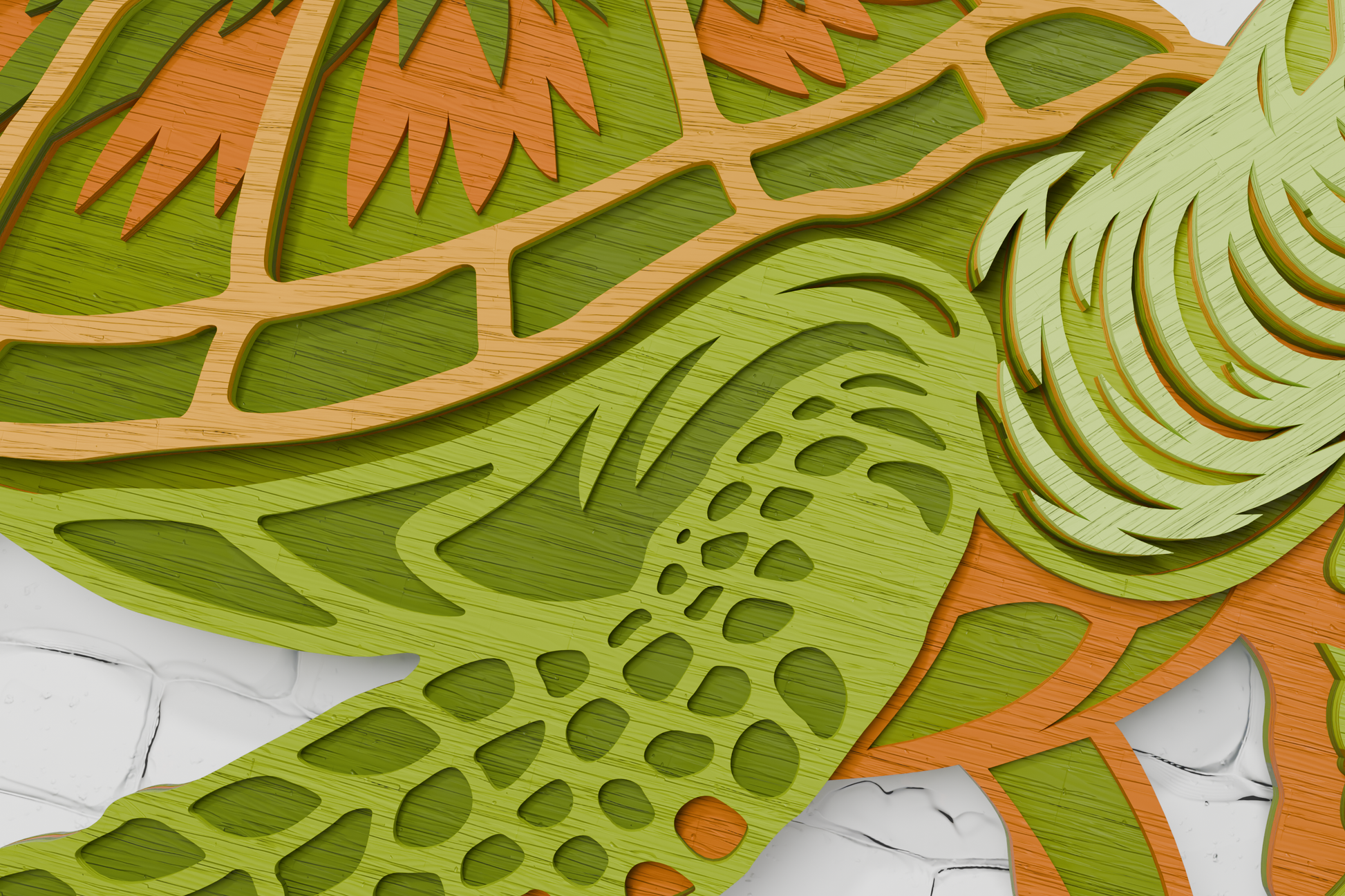 DIY sea turtle mandala shadow box template

