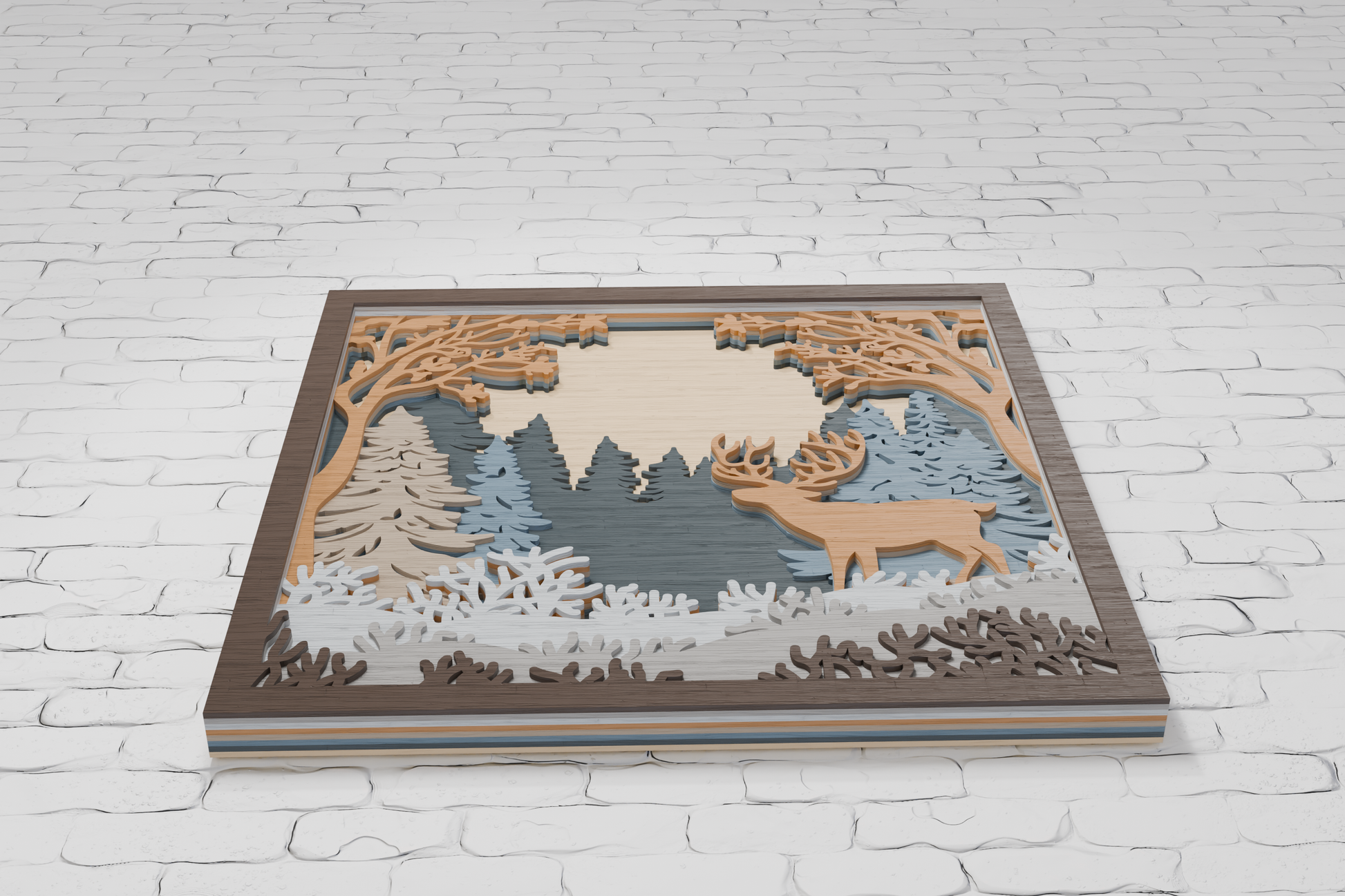 Deer-in-Forest-DIY-Craft-File-for-Kids