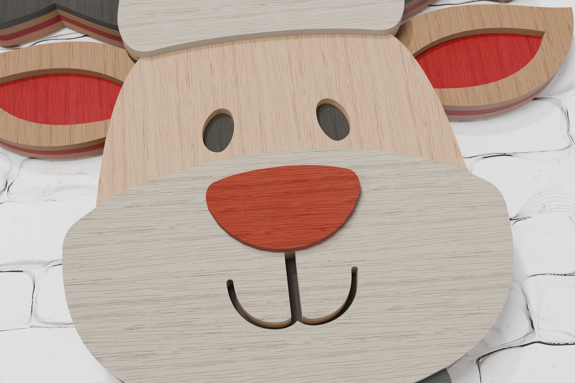 Deer Christmas Santa xTool SVG