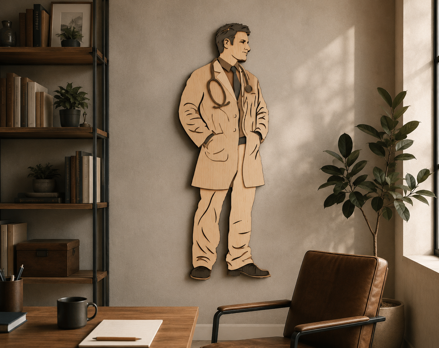 Doctor multilayer laser cut file SVG DXF PDF CDR AI