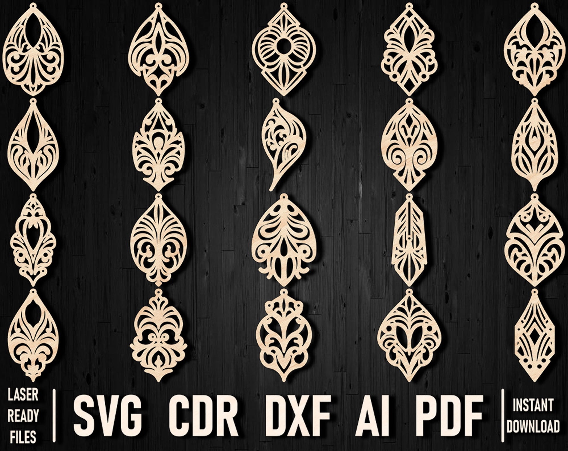 Edwardian glowforge svg files