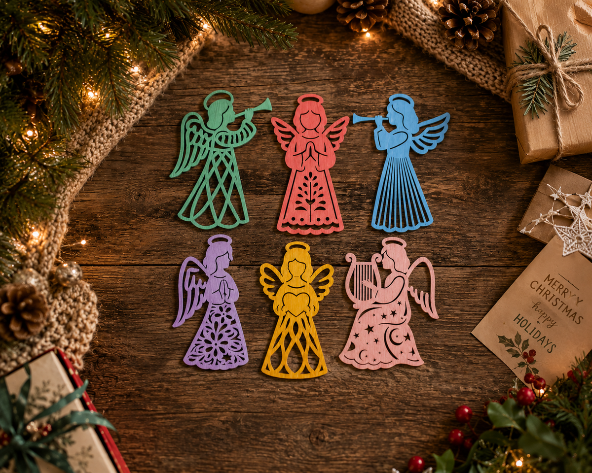 Festive Angel Layered Design

