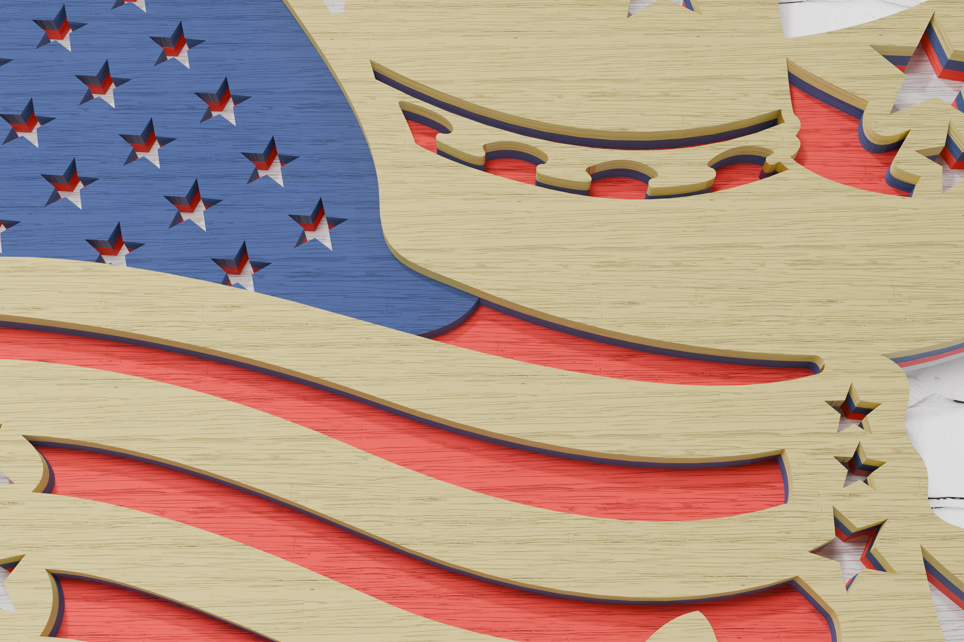 Glowforge Multilayer Plywood Cowboy Hat SVG