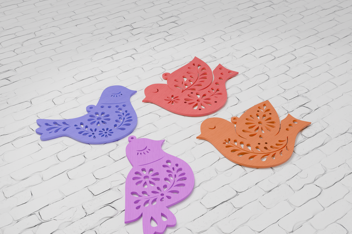 Glowforge Peace Dove Laser Cut File

