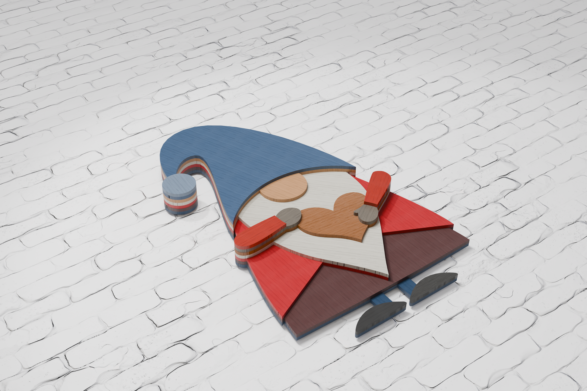 Gnome with heart Cricut design file

