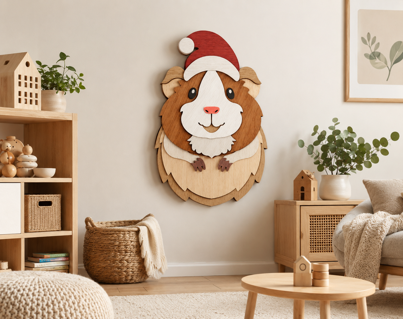 Hamster Christmas SVG bundle with DXF and CDR formats

