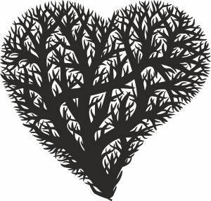 Heart tree style panel