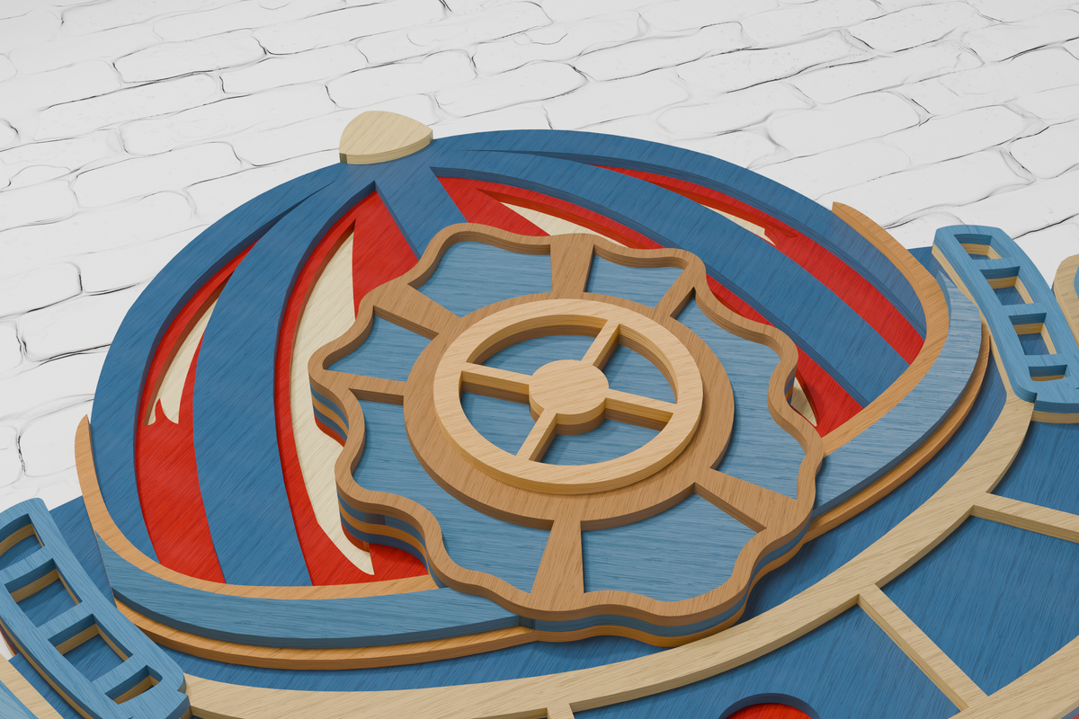 Heroic Firefighter Cricut Glowforge File

