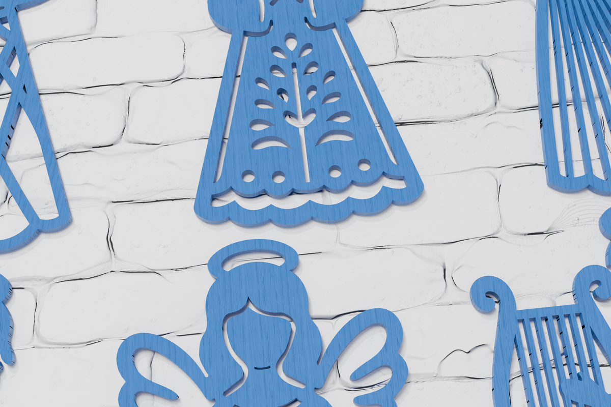 Holiday Angel Multilayer Craft File

