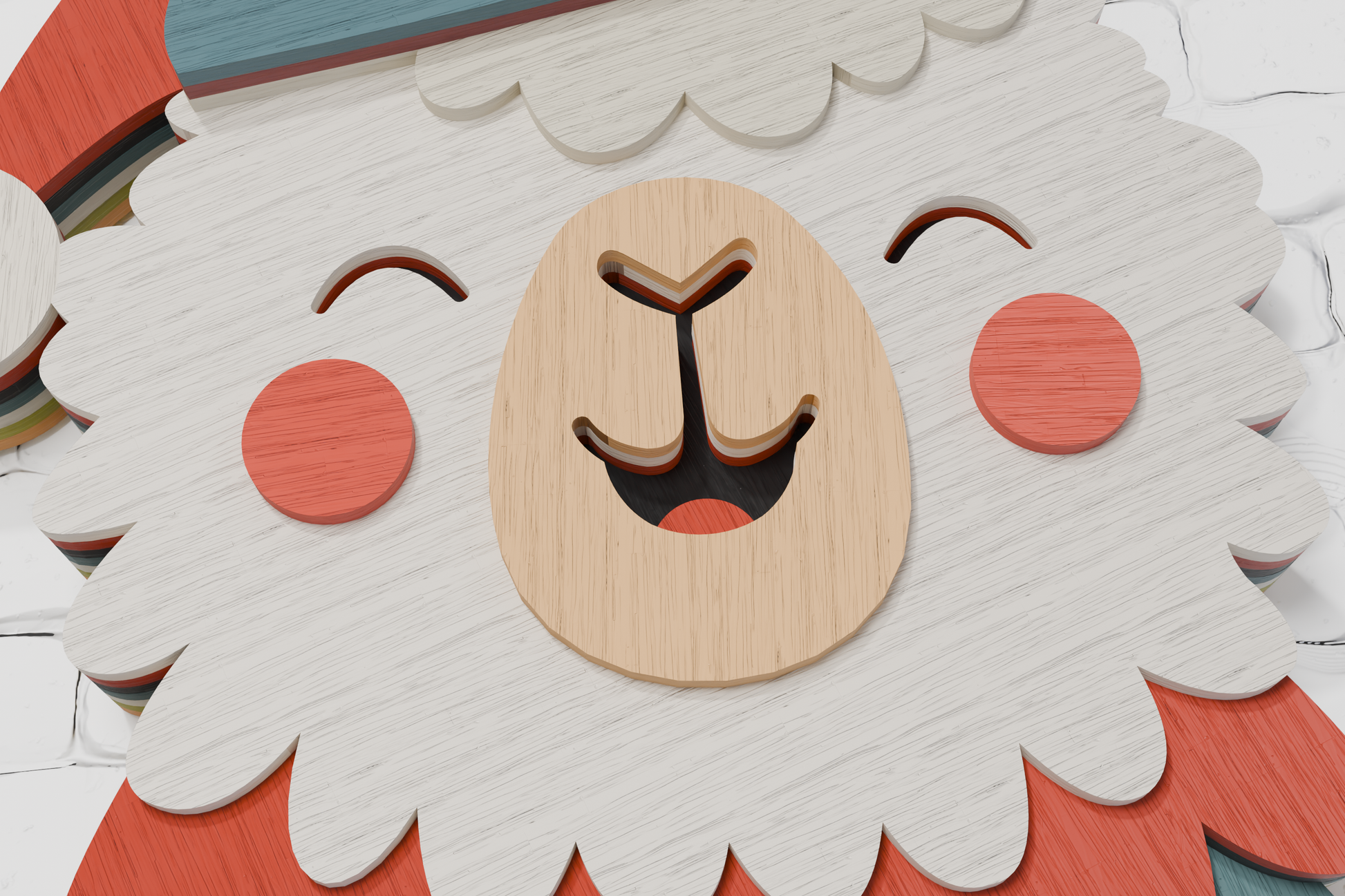 Holiday Lama Multilayer Craft File

