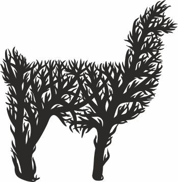 Lama tree dxf pattern