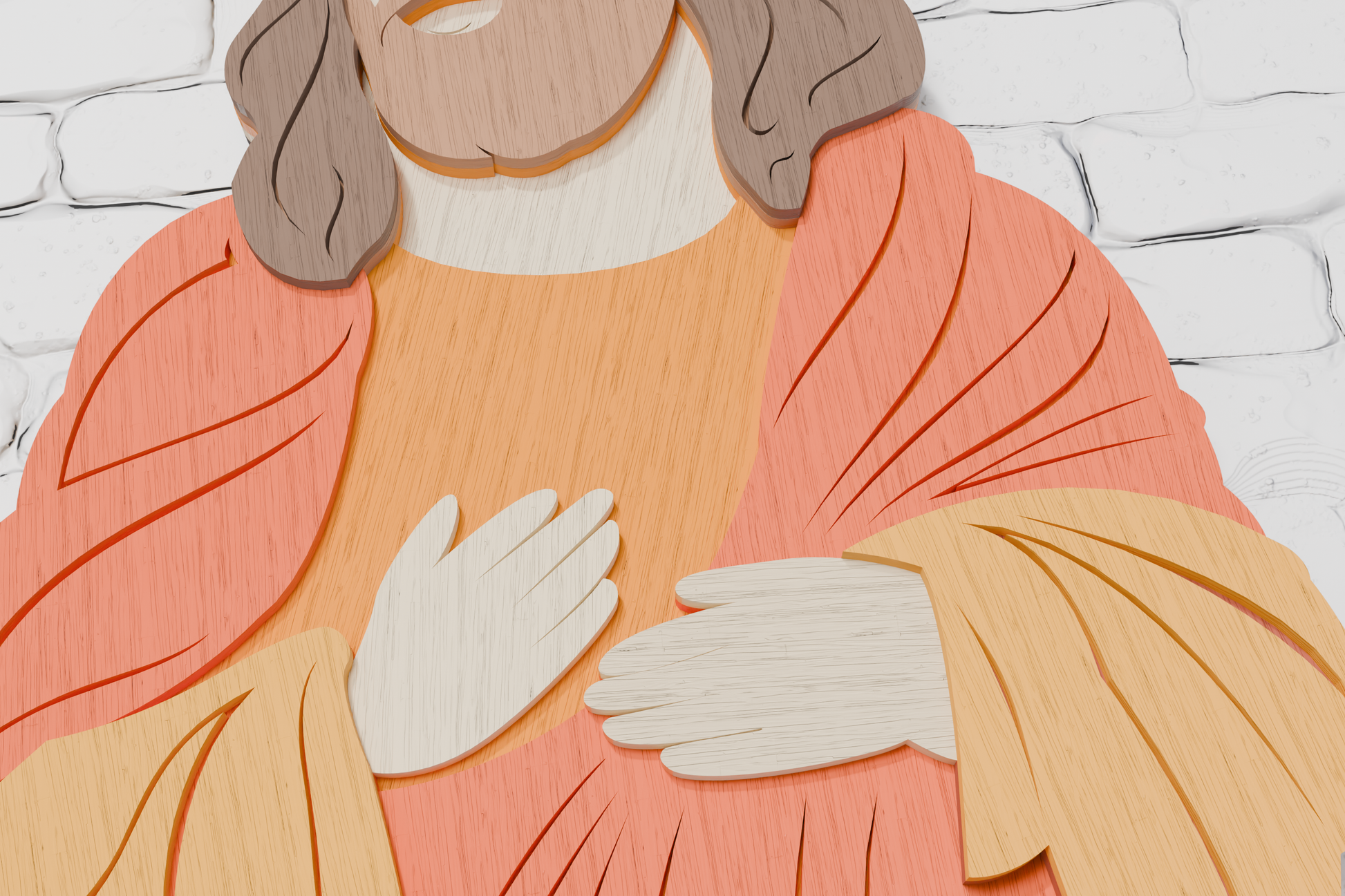 Laser-Engraving-Jesus-Papercut-Plywood-Design