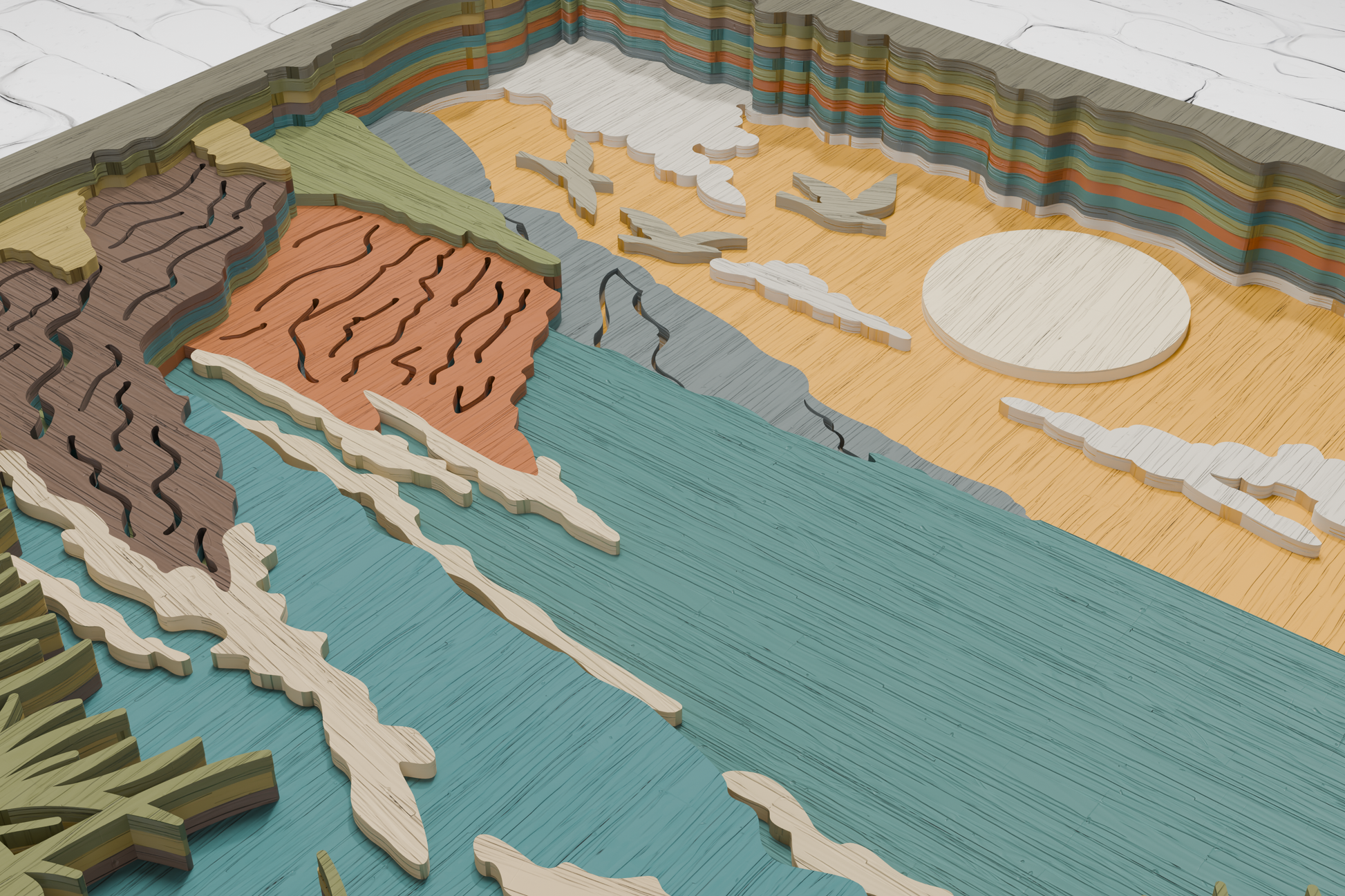 Laser-Engraving-Ocean-Seascape-Plywood-Design