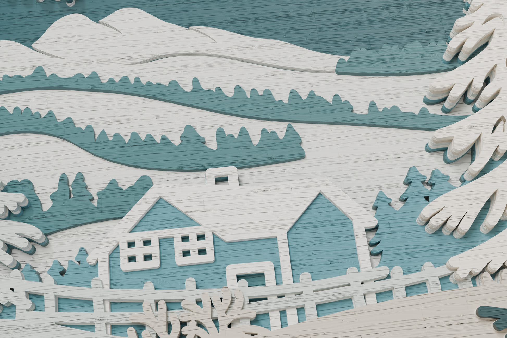 Laser-Engraving-Winter-Mountain-Farmhouse-Plywood-Design