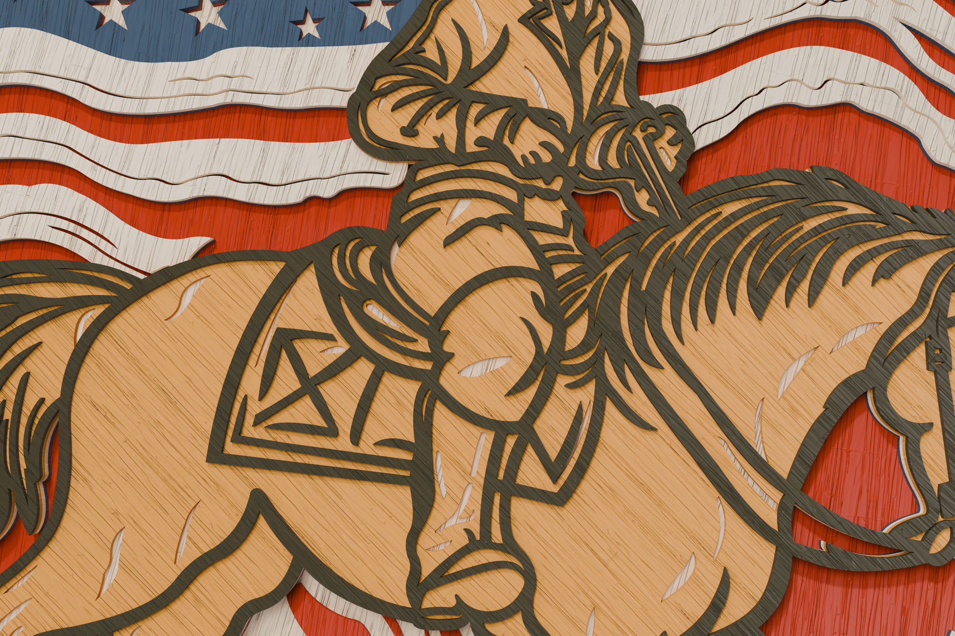 Laser-cut-plywood-cowboy-horse-design-xTool