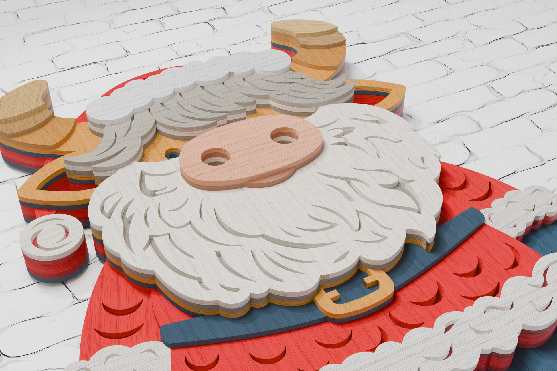 Laser ready santa cow CDR file download

