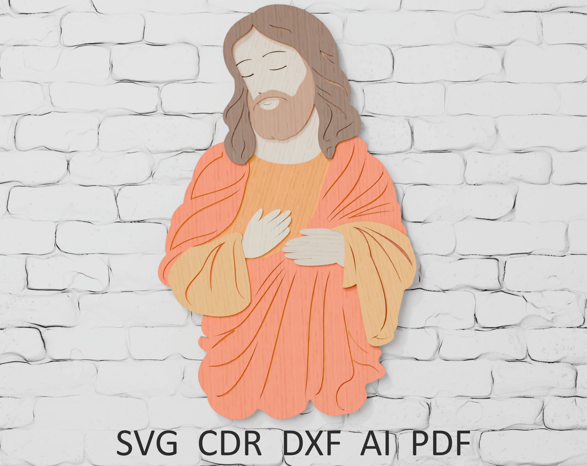 Layered-Jesus-Papercut-Paper-Cut-Cricut-SVG