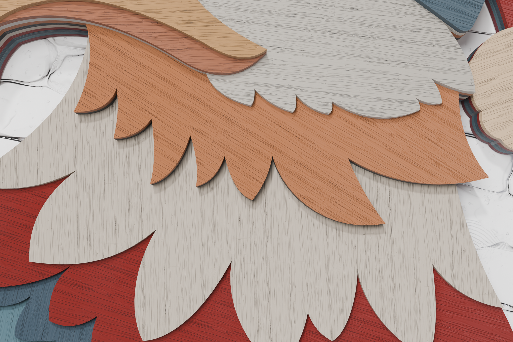 Layered Christmas eagle for Cricut maker

