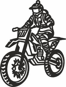 Motocross driver svg files