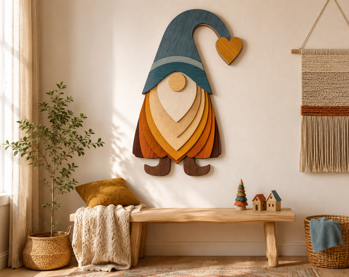 Multilayer Gnome Laser Art
