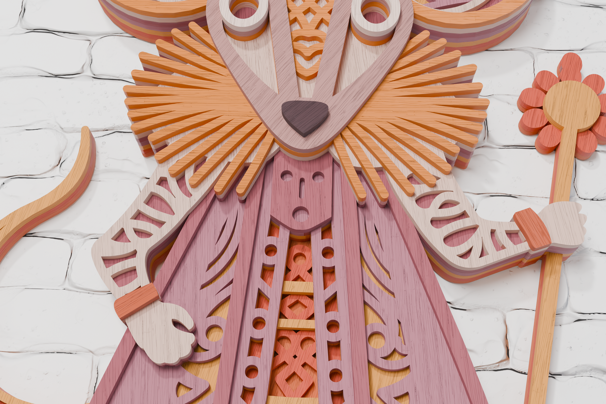 Multilayer Mouse King Nutcracker DIY laser cut SVG