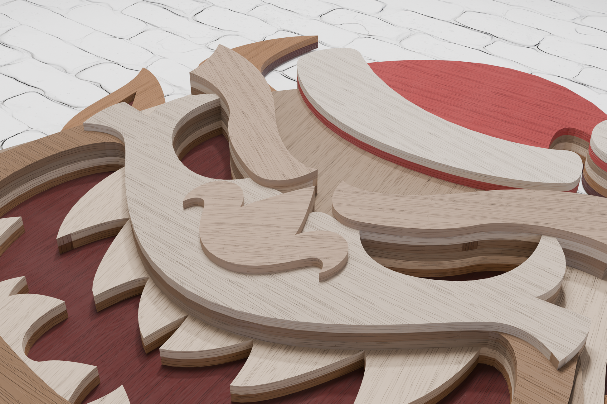 Multilayer Santa Demon Glowforge laser cut file