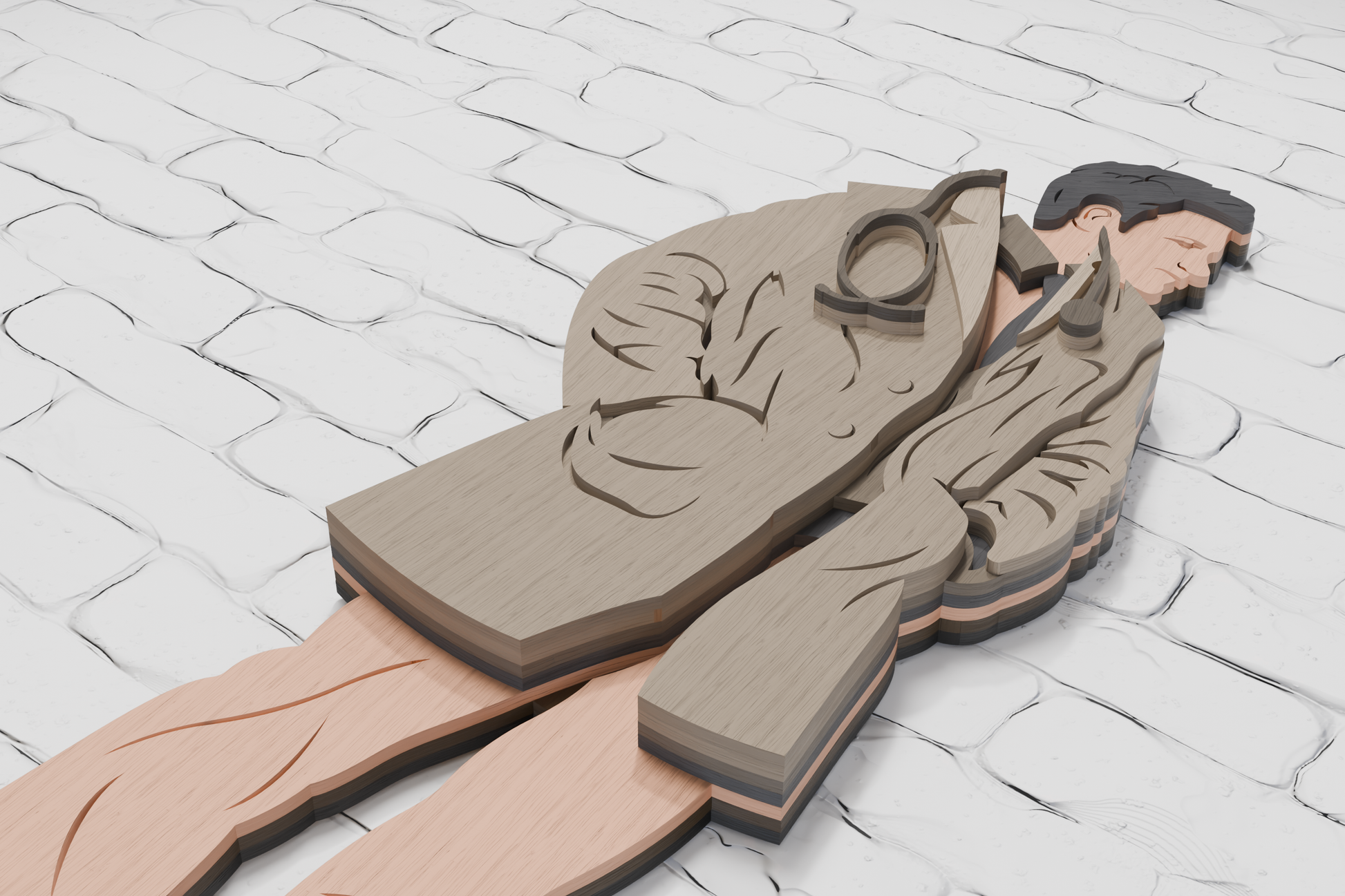 Multilayered Doctor Shadow Box digital file
