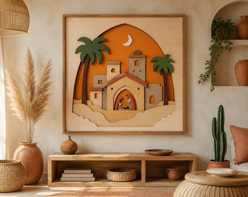 Nativity Scene layered SVG