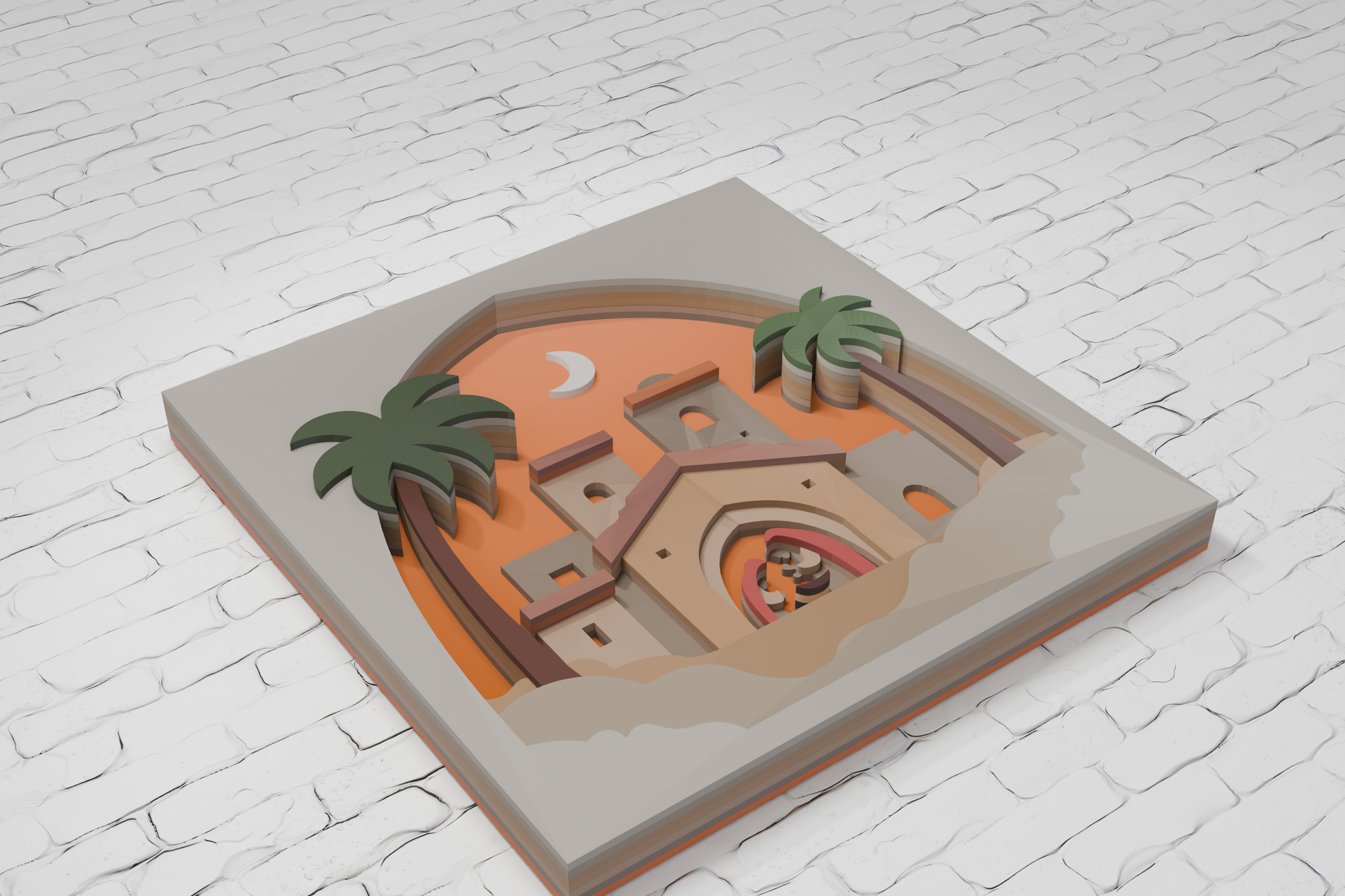 Nativity Scene shadow box SVG