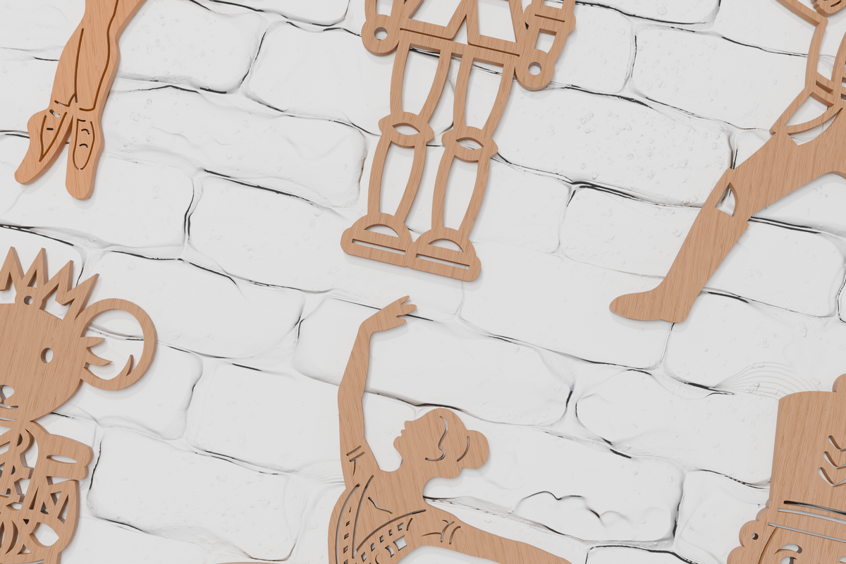 Nutcracker Glowforge ready vector file


