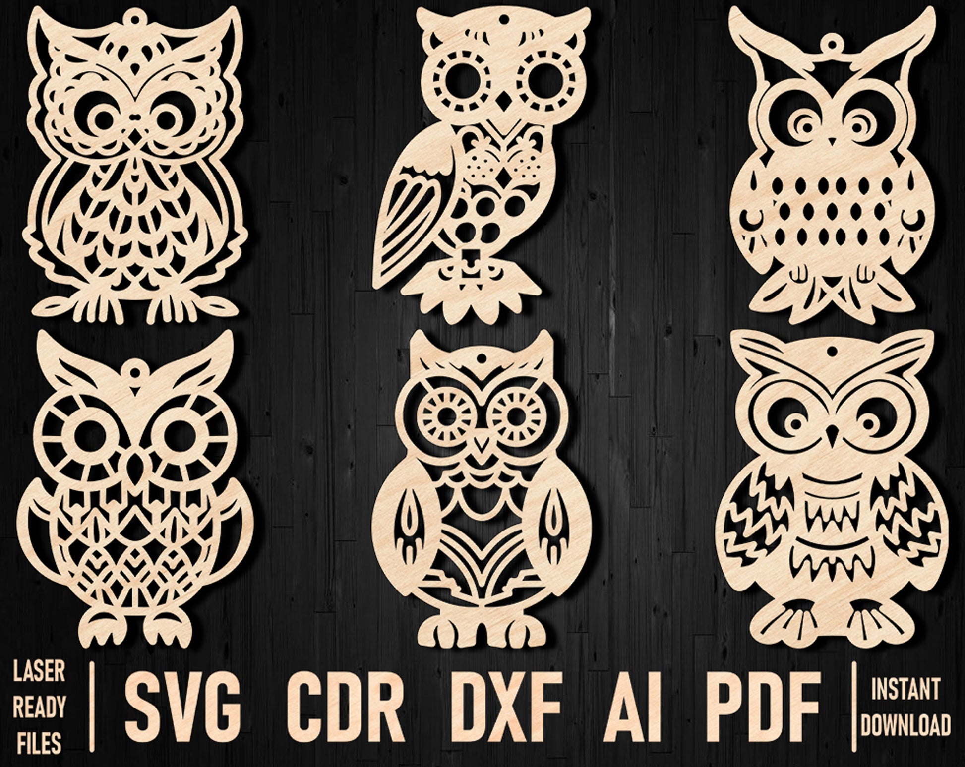 Owl christmas vector design