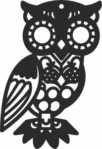 Owl laser cutting design