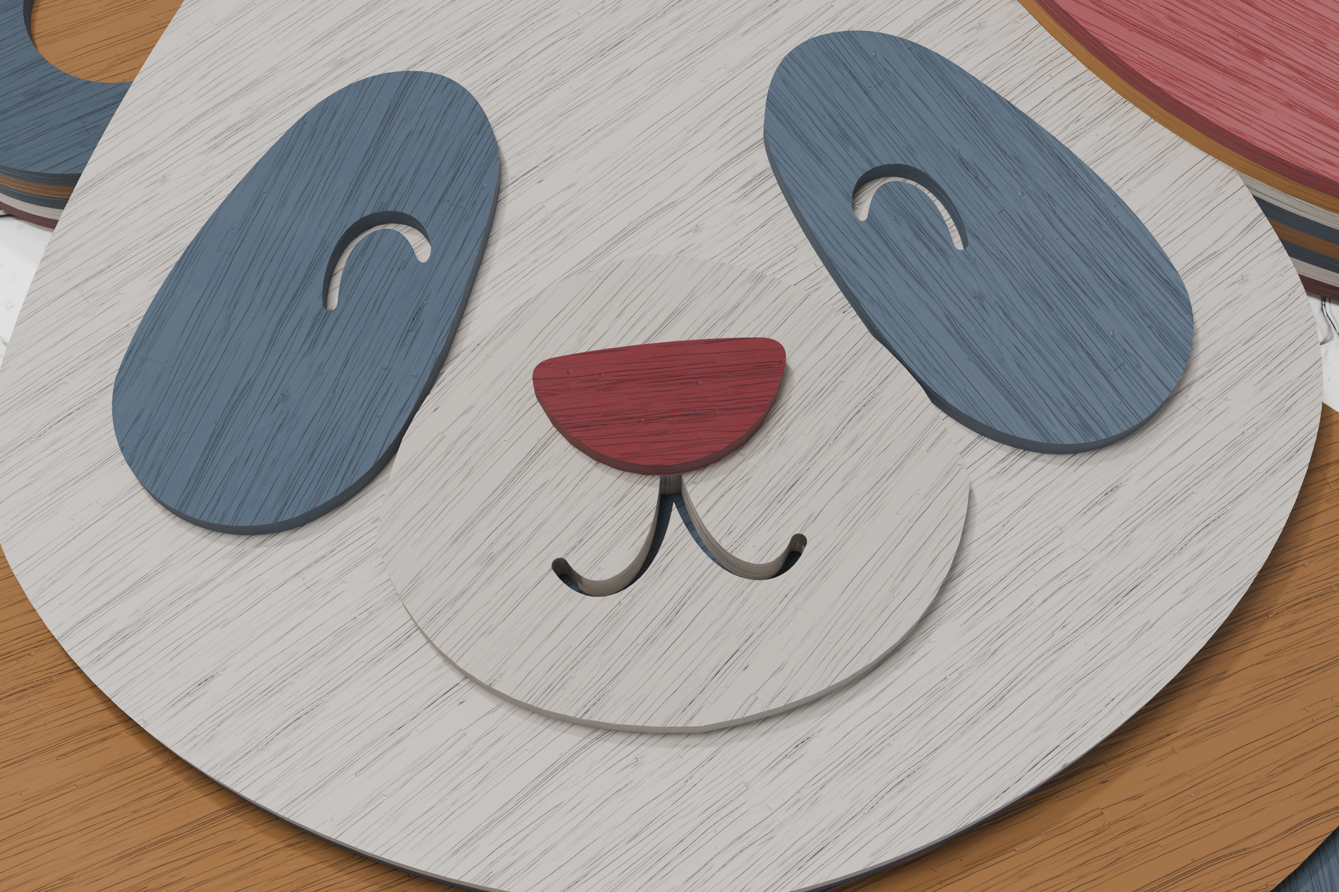 Panda Christmas Santa xTool SVG