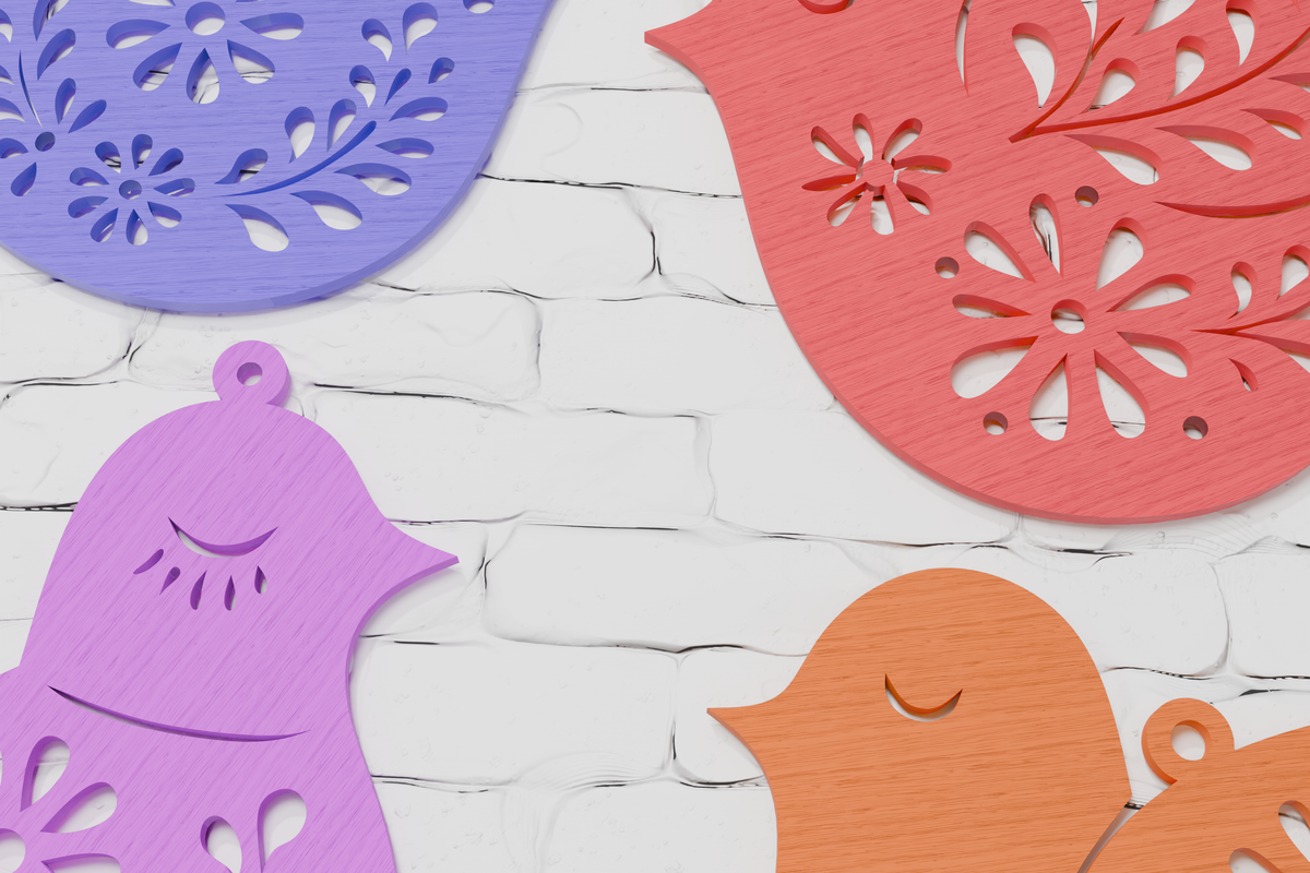 Peace Dove Laser Cutting Design

