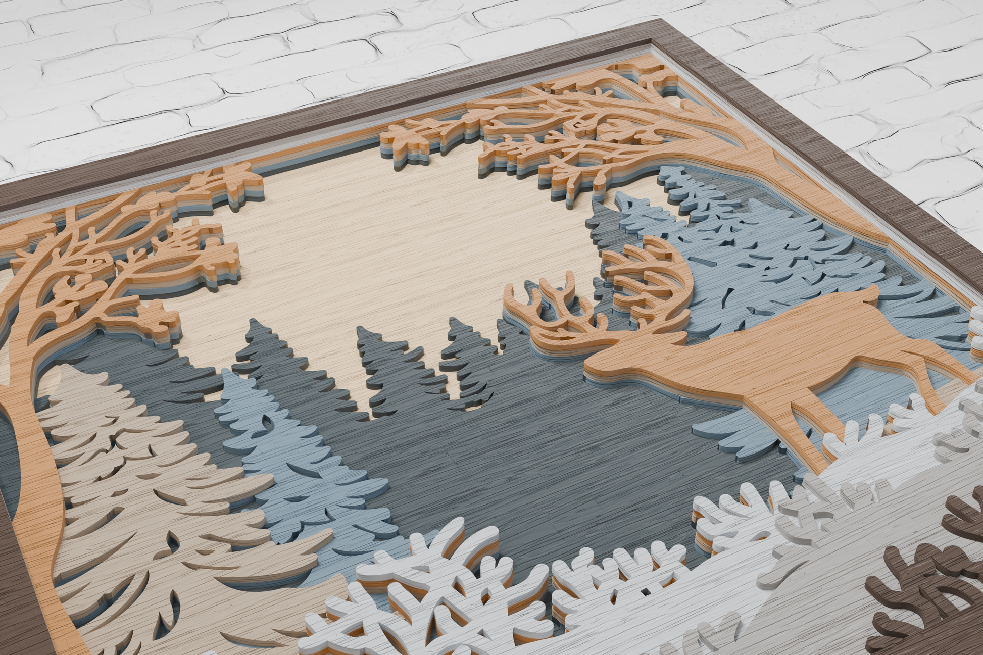 Rustic-Wildlife-Deer-Forest-Digital-Download-SVG
