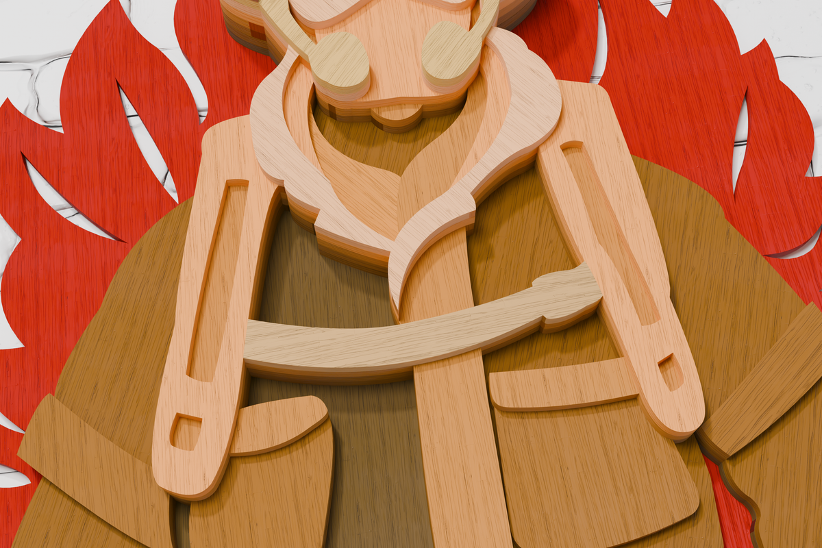 SVG DXF firefighter layered cut file