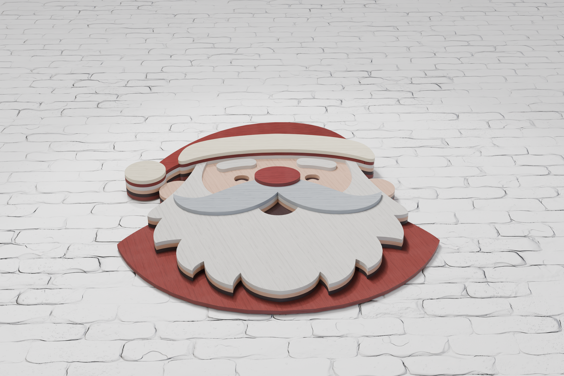 Santa Claus Head Cricut SVG
