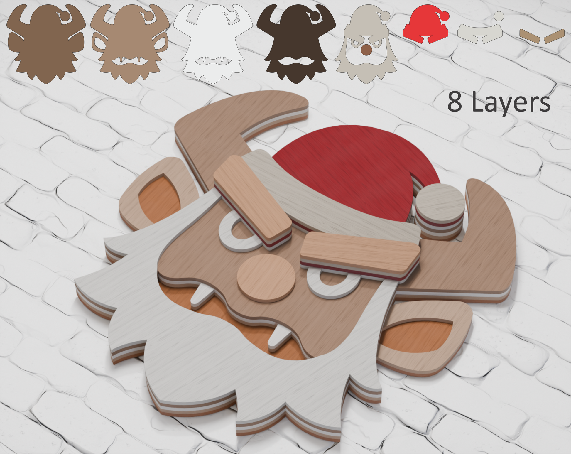 Santa Demon Christmas SVG