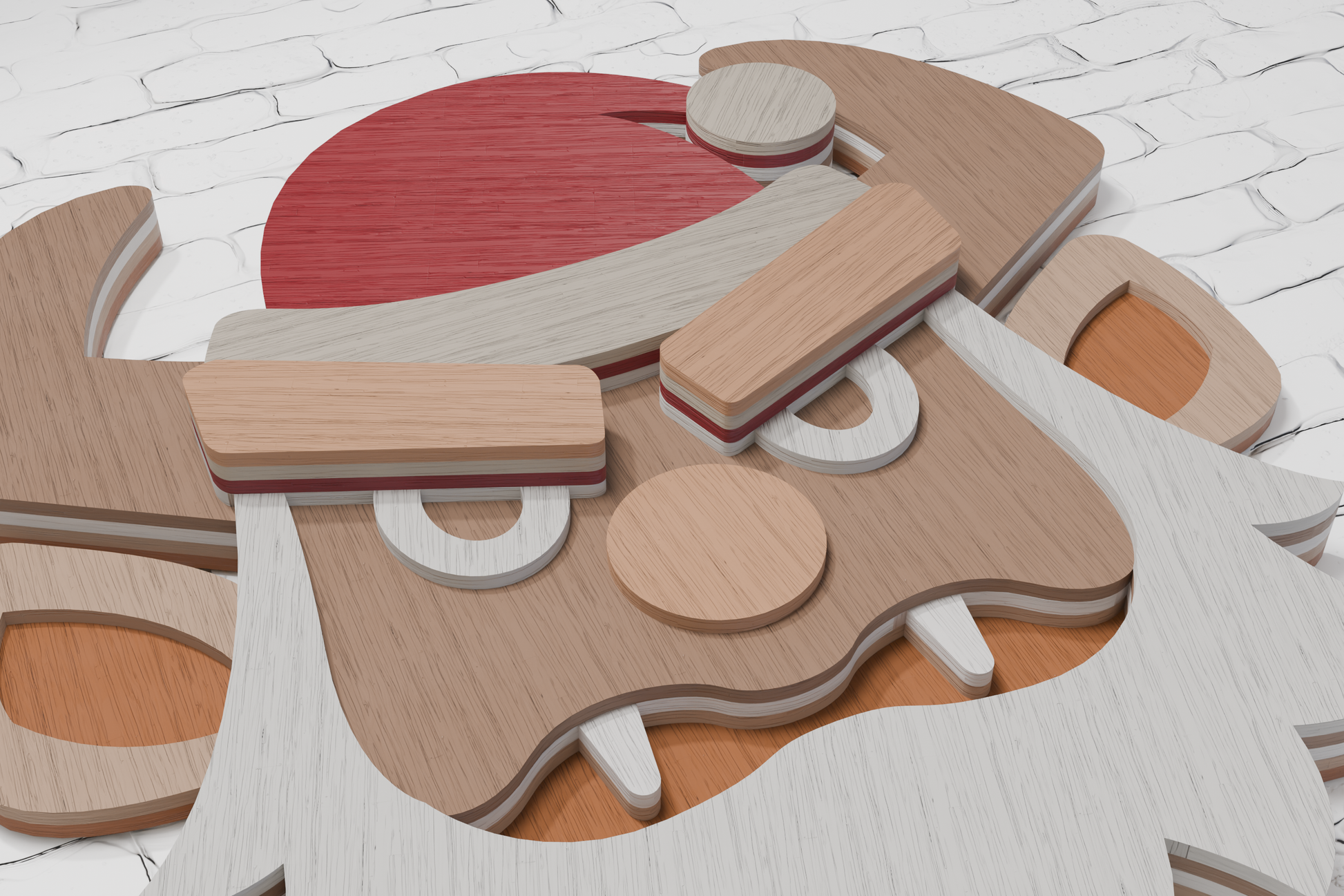 Santa Demon papercut SVG